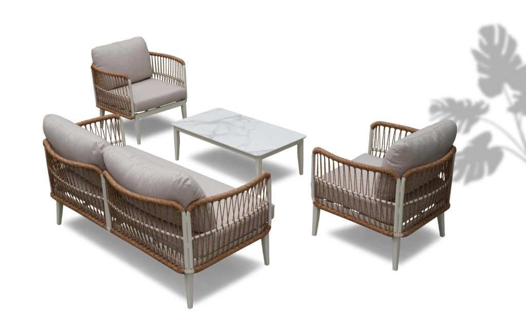 Harare Four Seater Set (Double & 2 Single Couches)