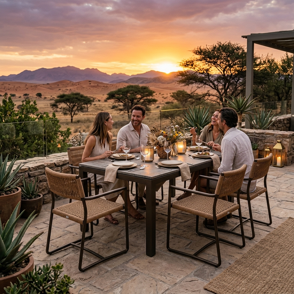 Tswalu Kalahari Sunken Terrace Bistro Suite
