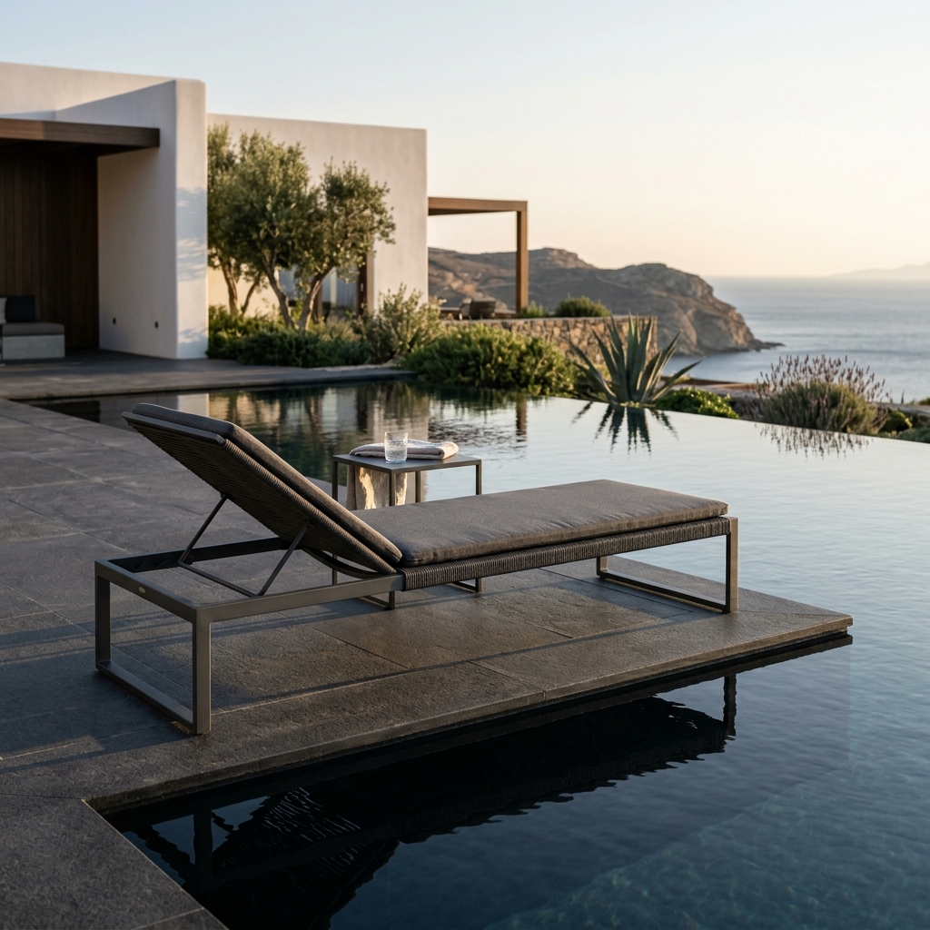 Minimalist Rope Sun Lounger
