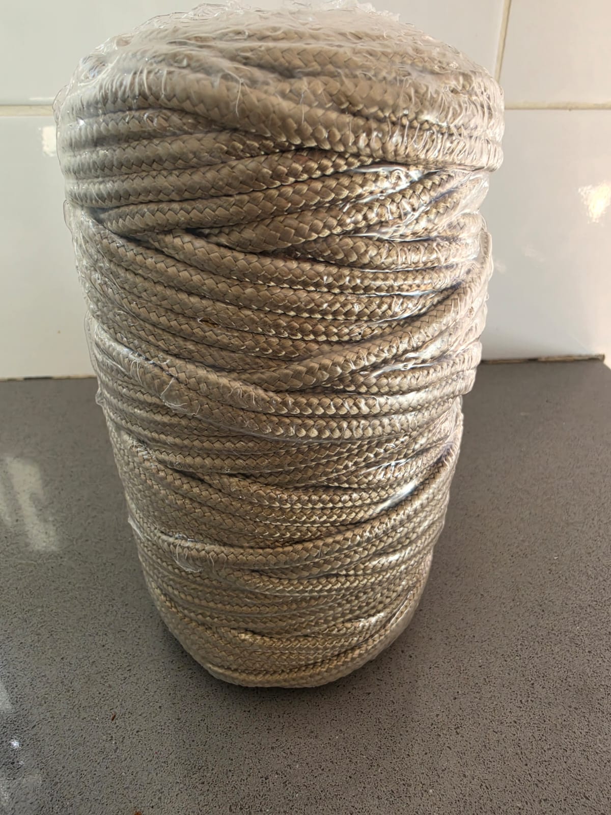 Earthy Taupe & Sand Weave