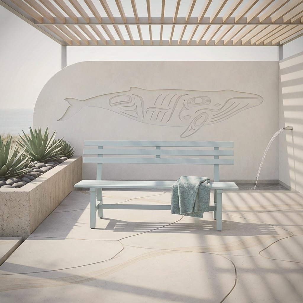 Golden Gate Highlands Outdoor Bench (Sage Green)