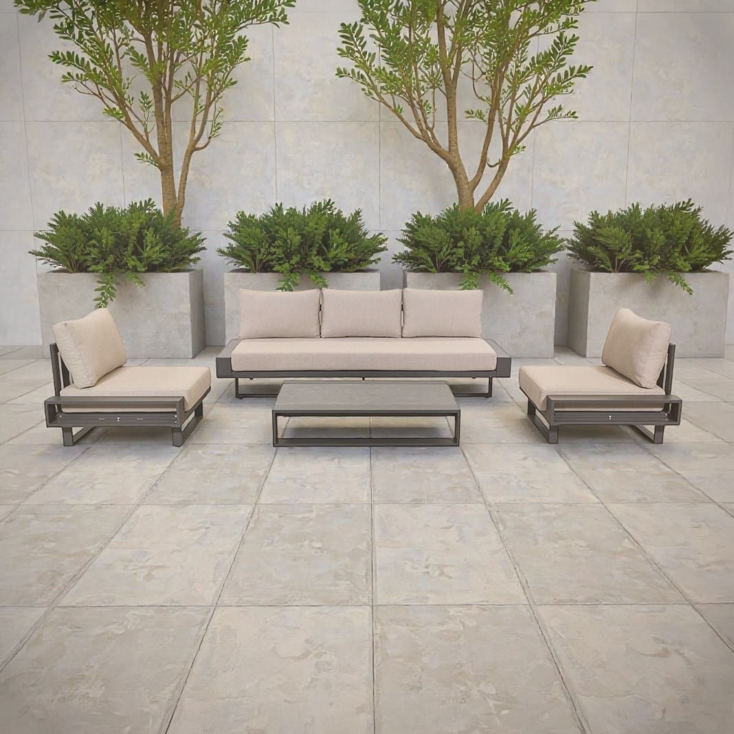 Namaqualand Floral 4-Piece Low-Slung Lounge Suite